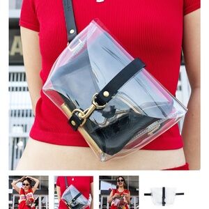 Glad and young clear stadium bag